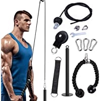 Fitness Polea Cuerda Sistema de fijación de la máquina-Sistema de Cuerda de Equipo de Gimnasio en casa-Correa de tríceps…